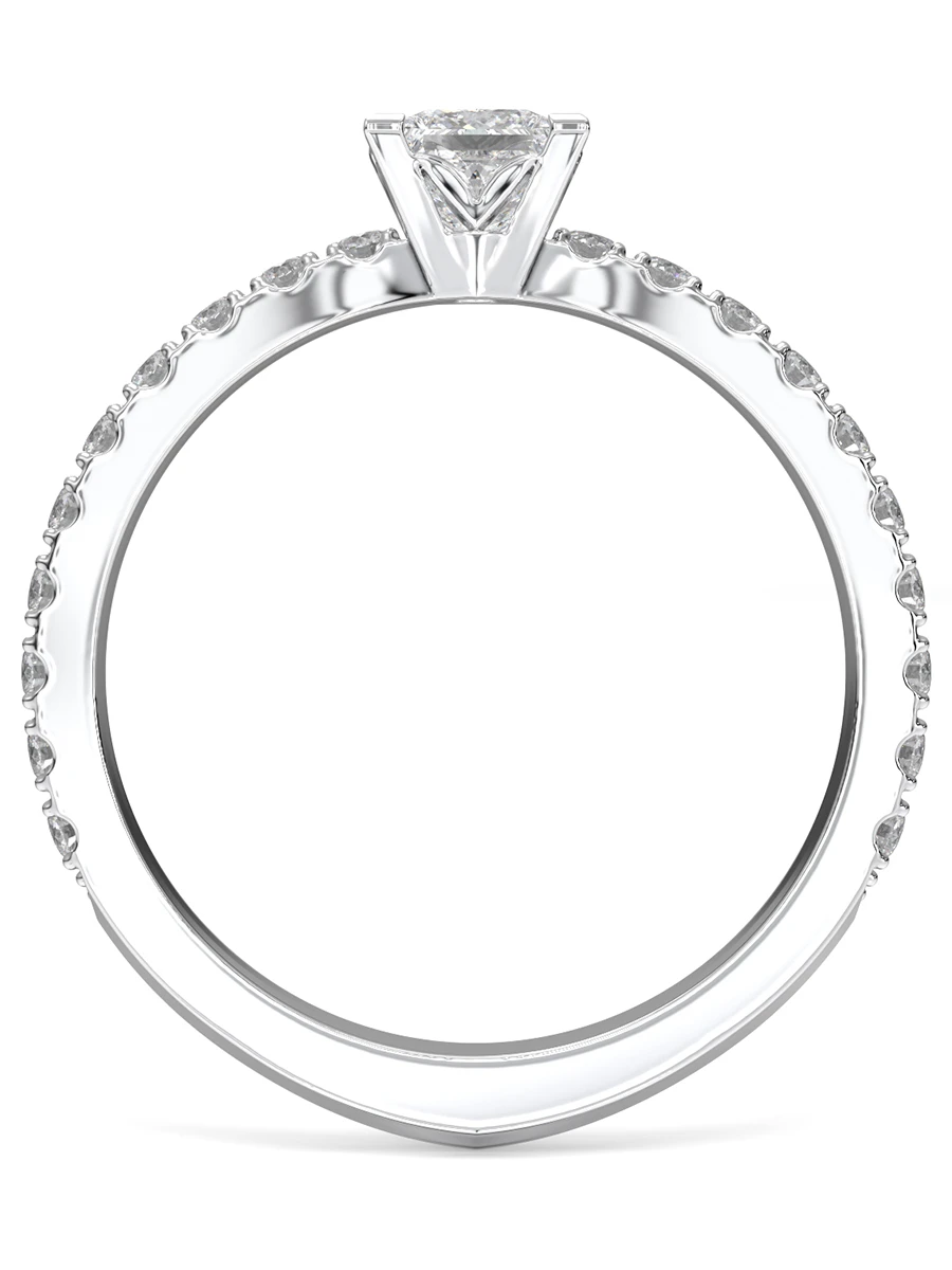 Кольцо Сияние золотое