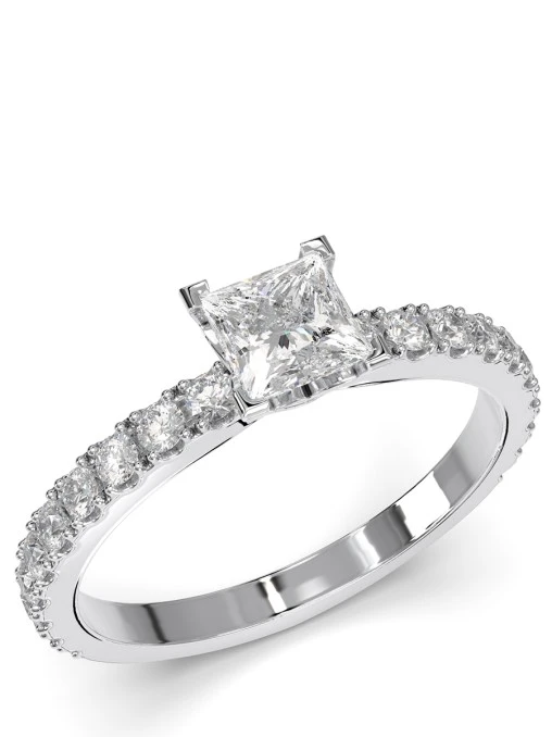 Кольцо Сияние золотое MYAGKOV.ART