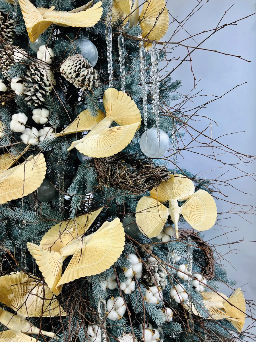 Ёлка Лесные птицы