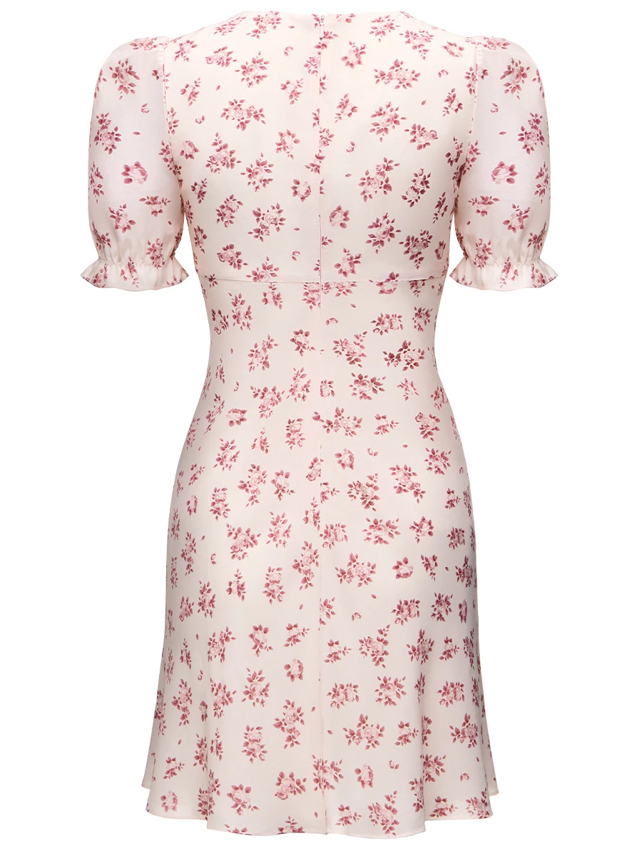 Платье шелковое