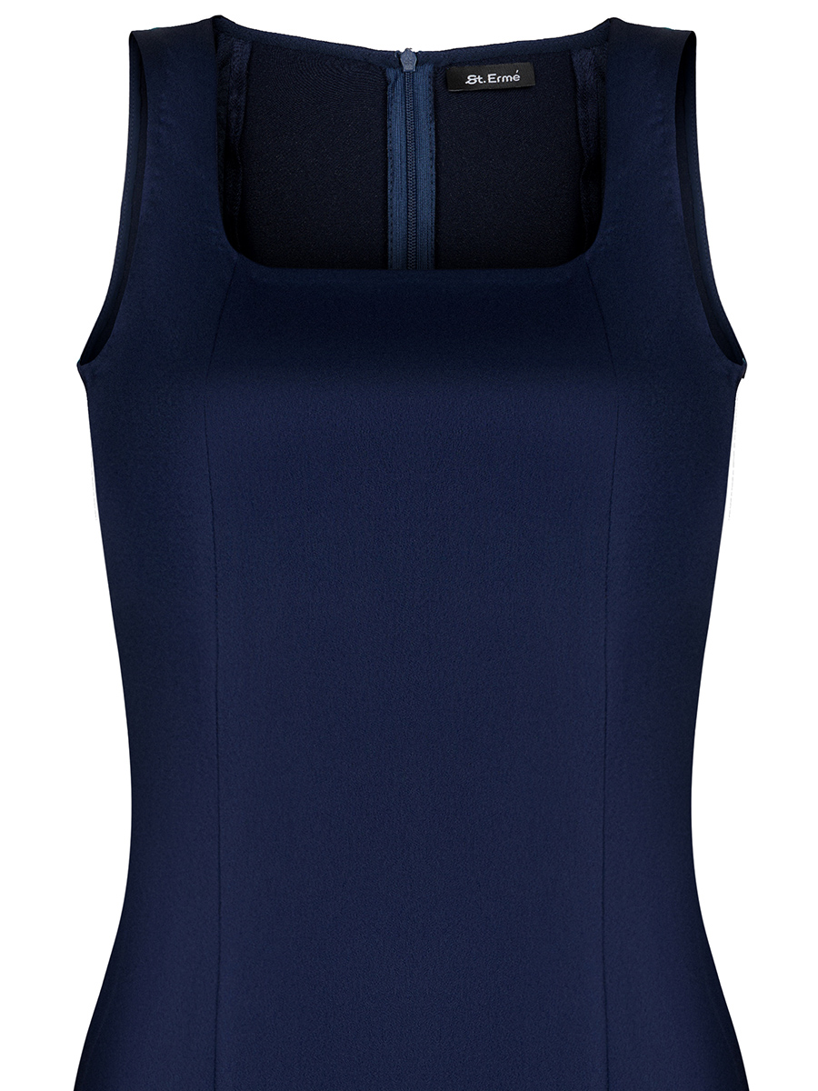 Платье однотонное