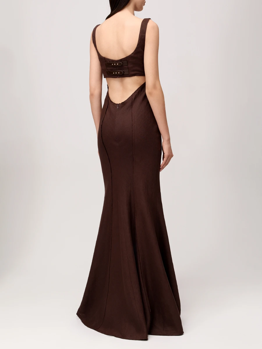 Платье льняное