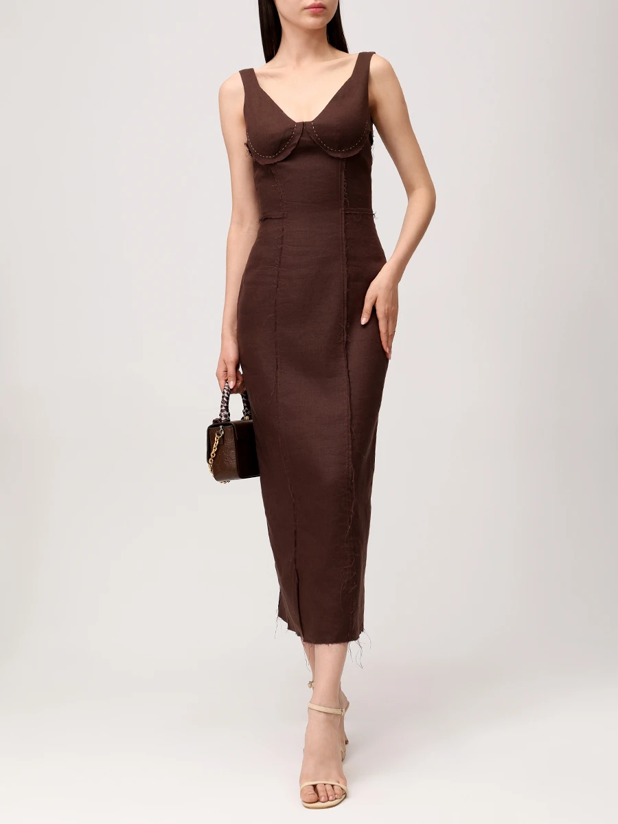 Сарафан льняной