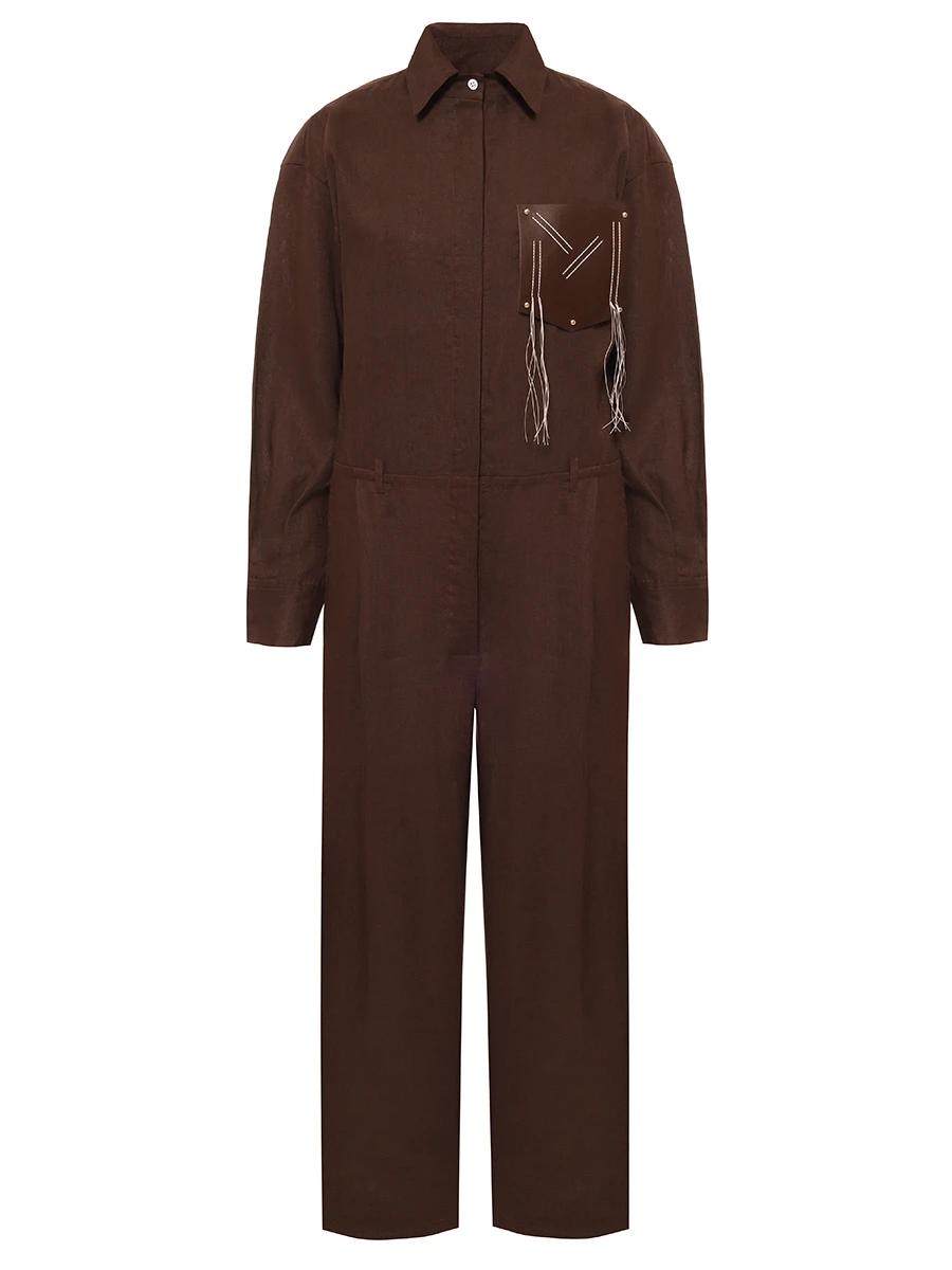 Комбинезон льняной