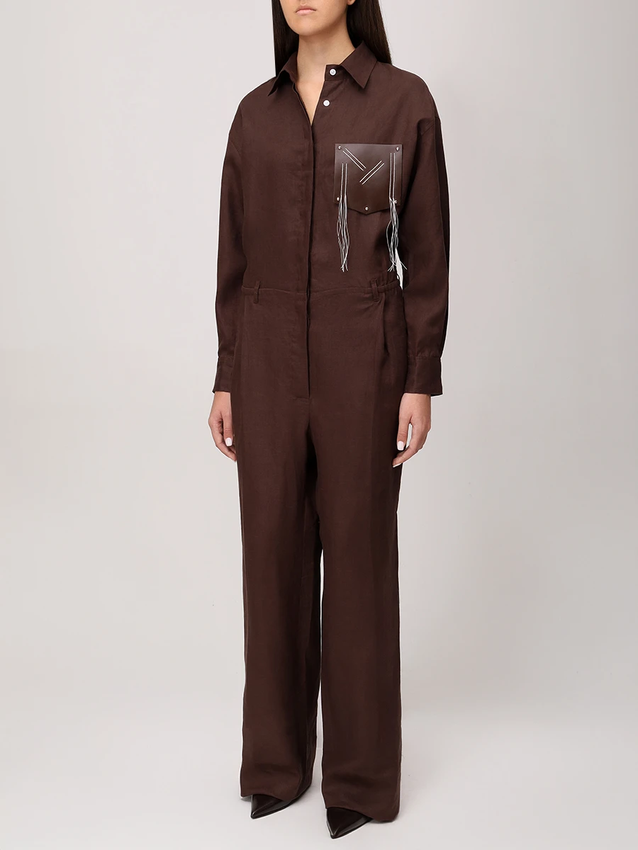 Комбинезон льняной