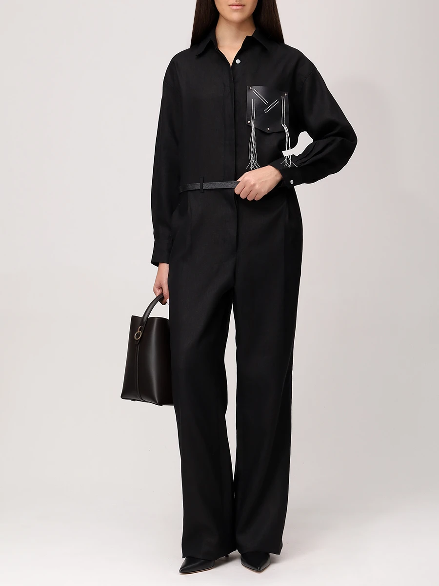 Комбинезон льняной