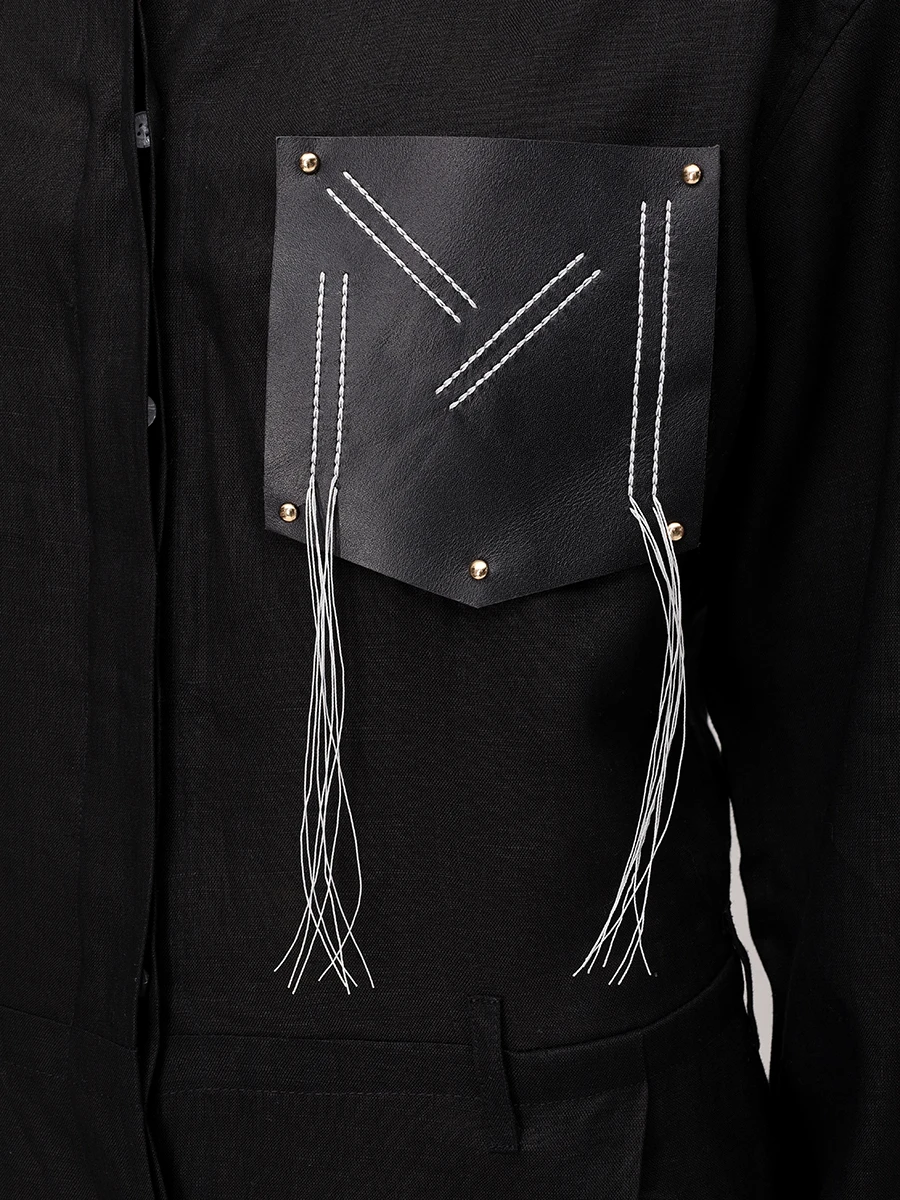 Комбинезон льняной