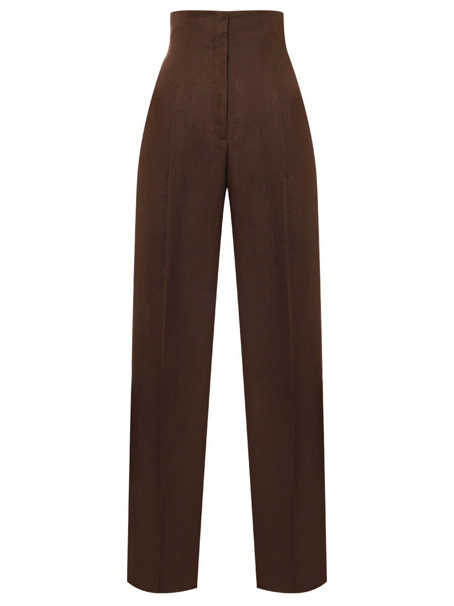 Брюки льняные