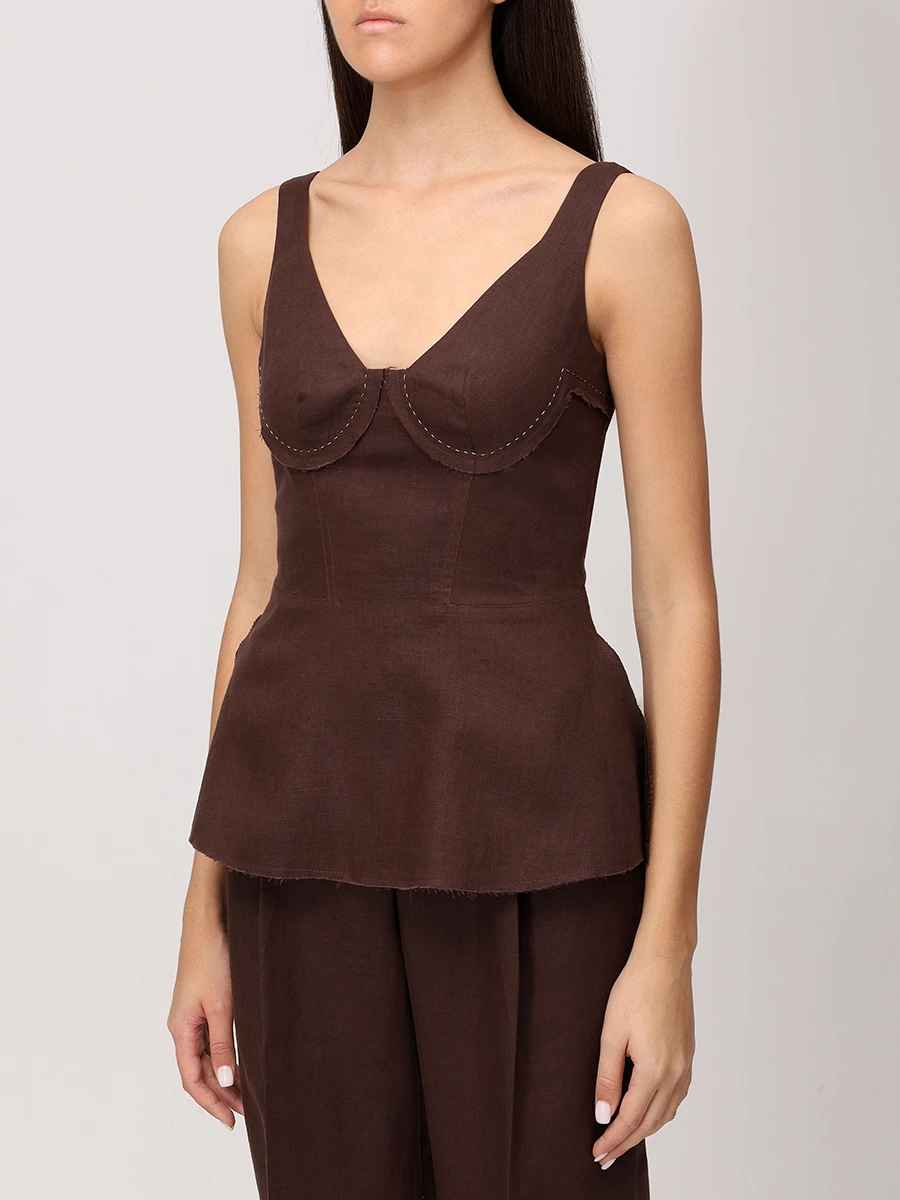 Топ льняной