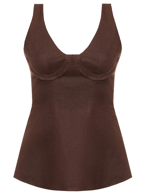 Топ льняной MUSE ME