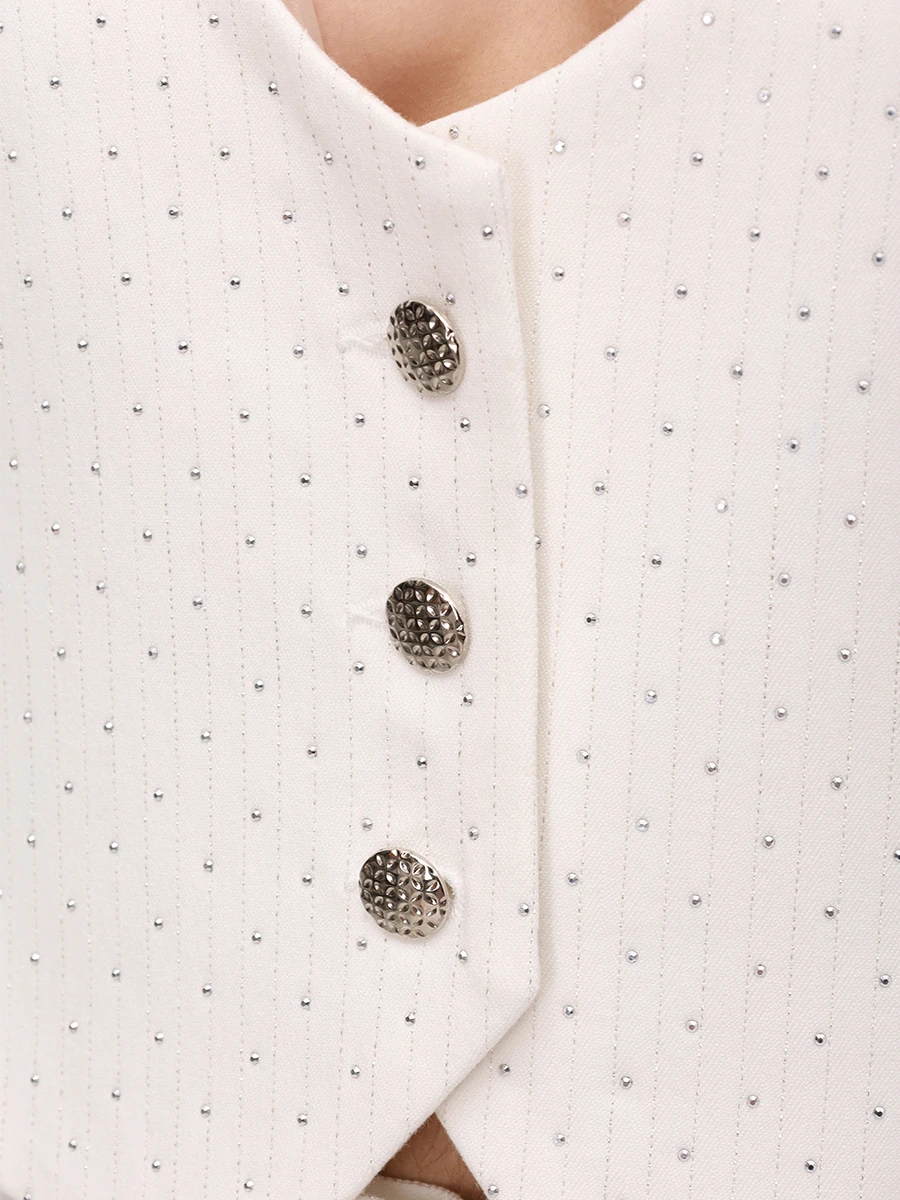 Жилет однотонный