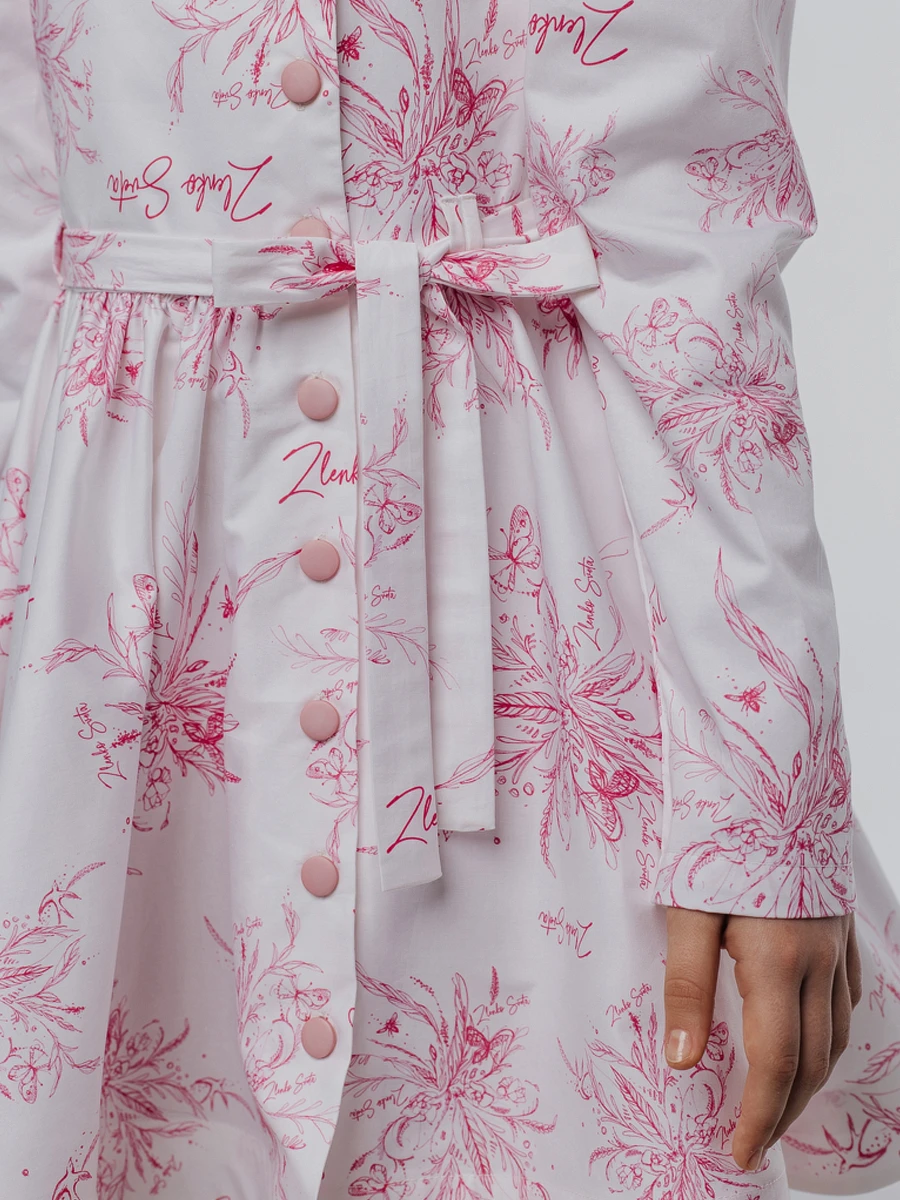 Платье из сатина