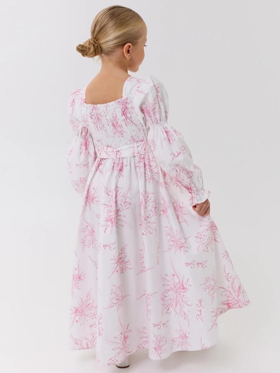 Платье из сатина