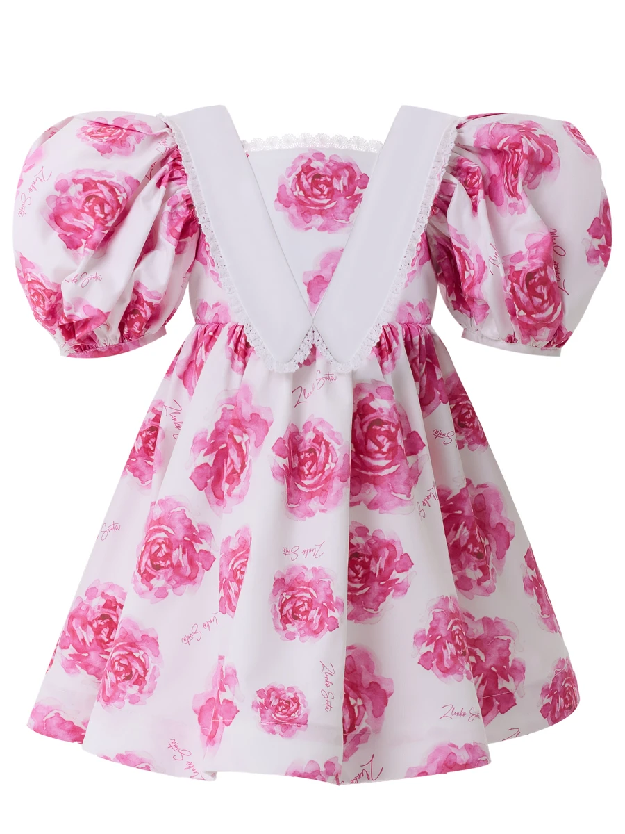 Платье из сатина