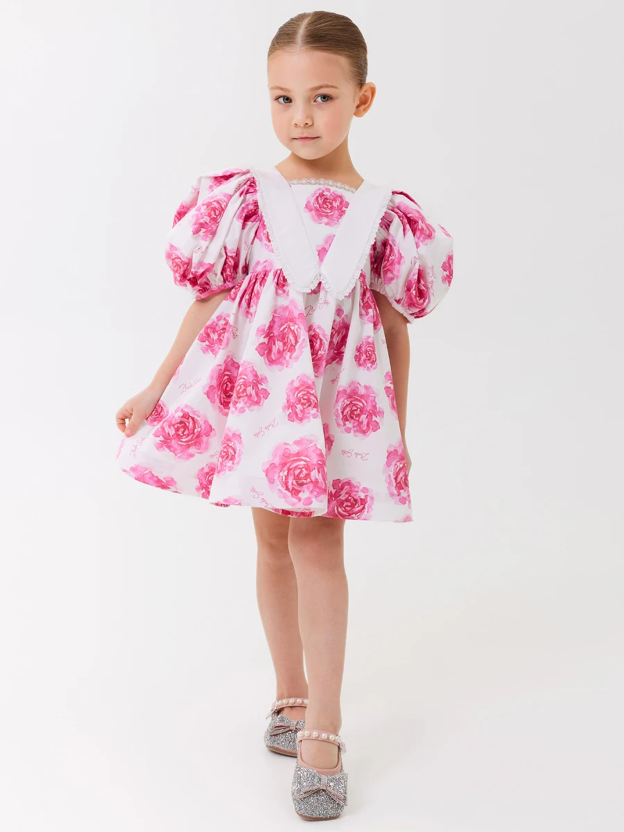 Платье из сатина