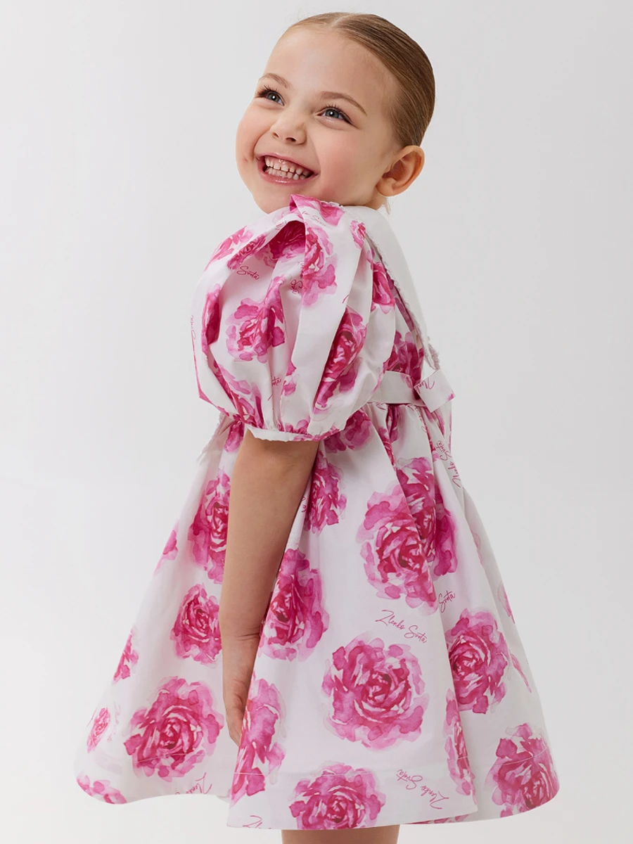 Платье из сатина