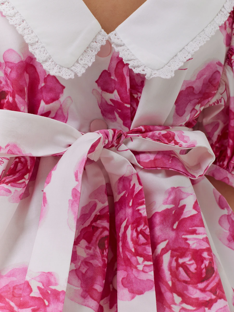 Платье из сатина