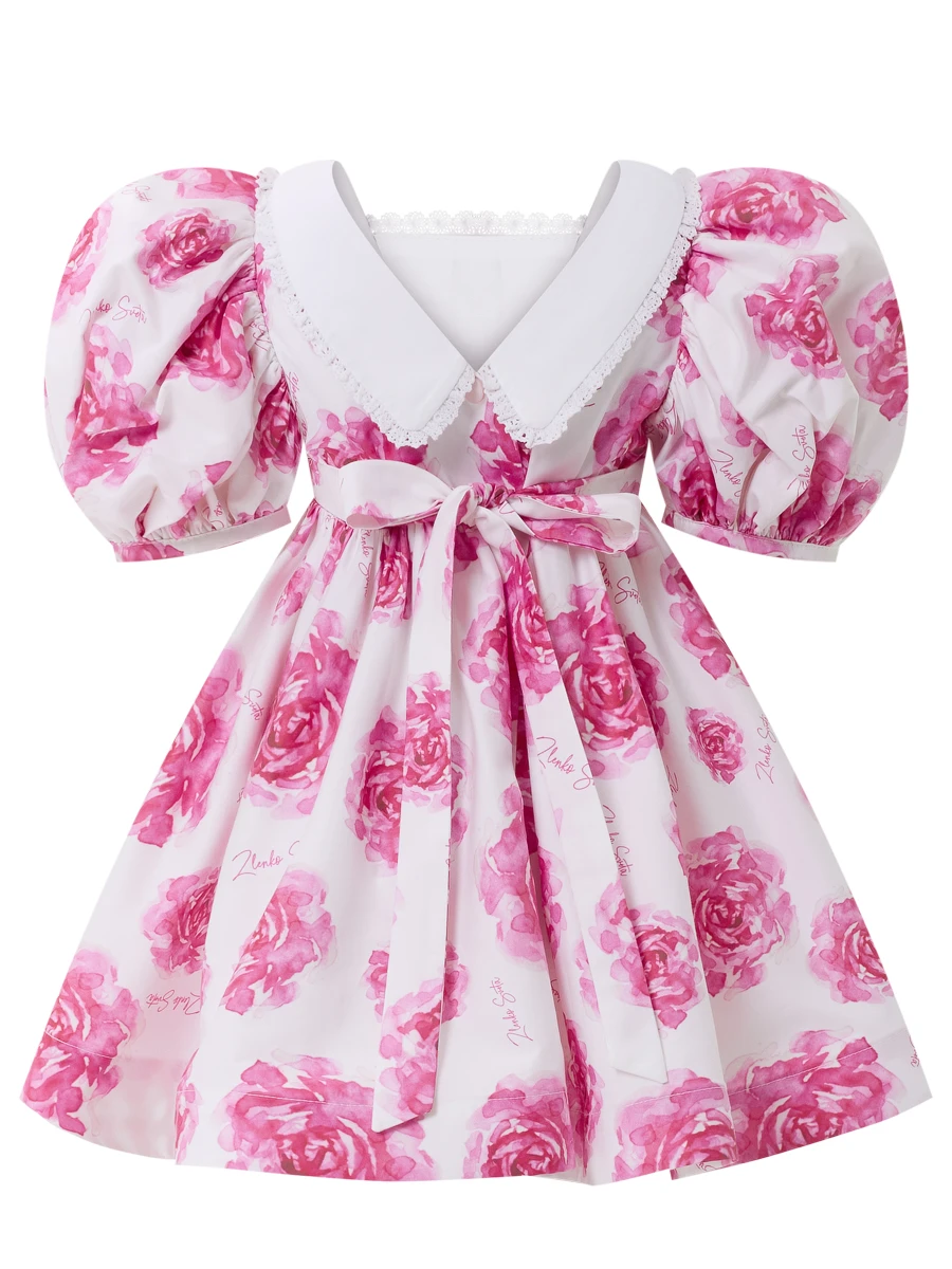 Платье из сатина