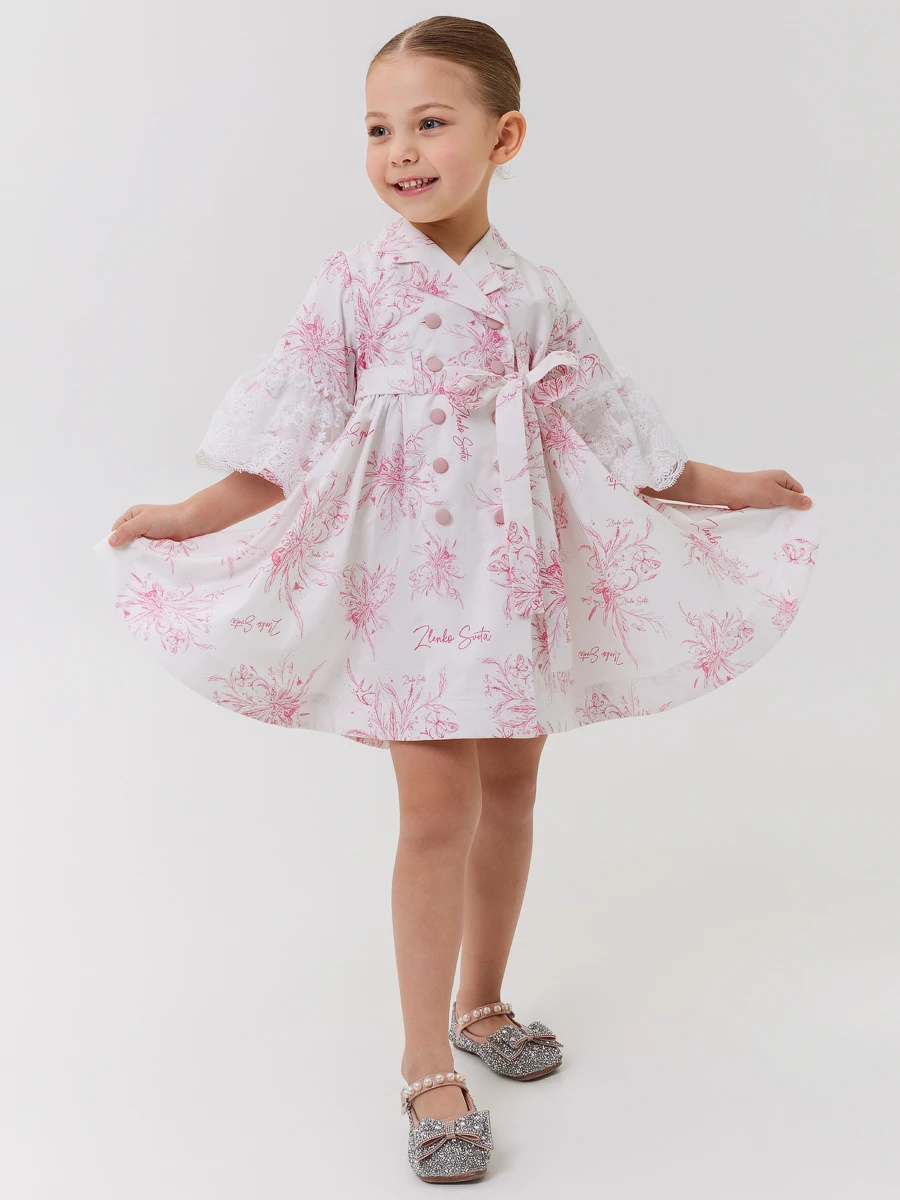 Платье из сатина