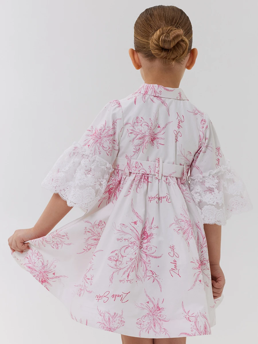 Платье из сатина