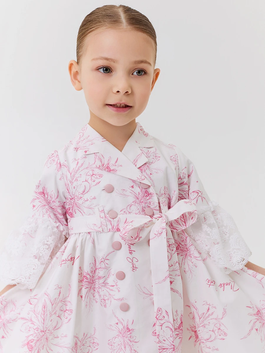 Платье из сатина