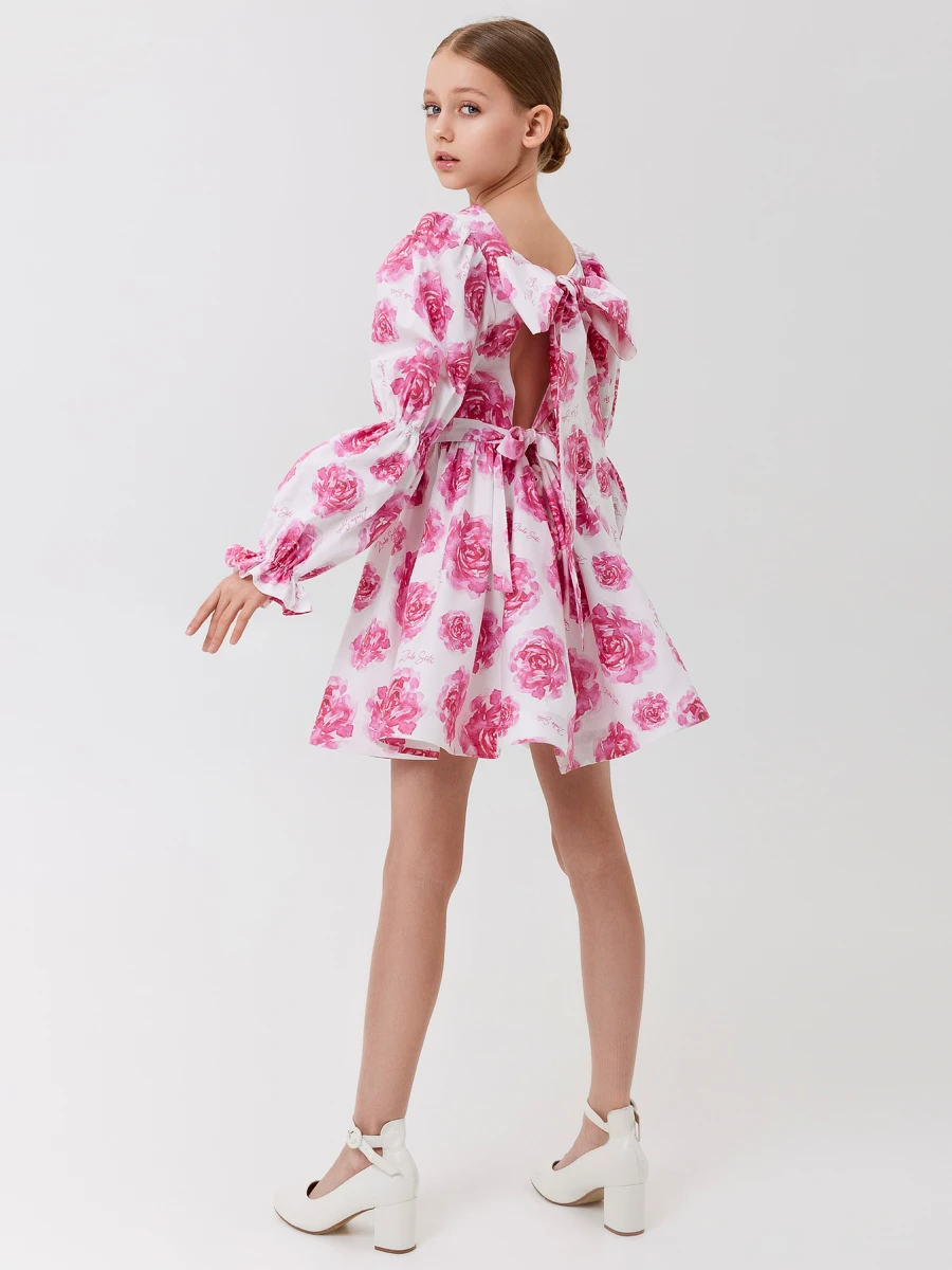 Платье из сатина