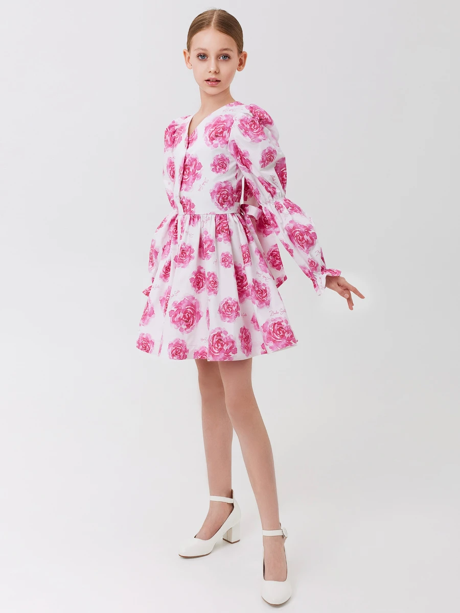 Платье из сатина