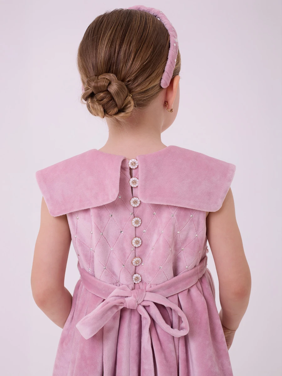 Платье велюровое