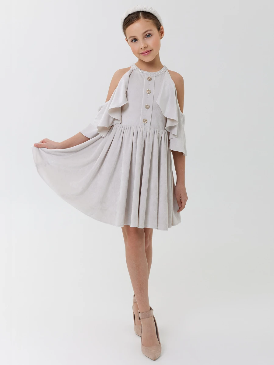 Платье велюровое