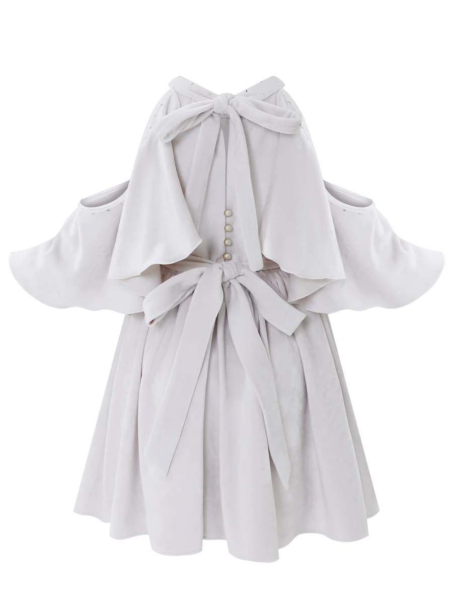 Платье велюровое