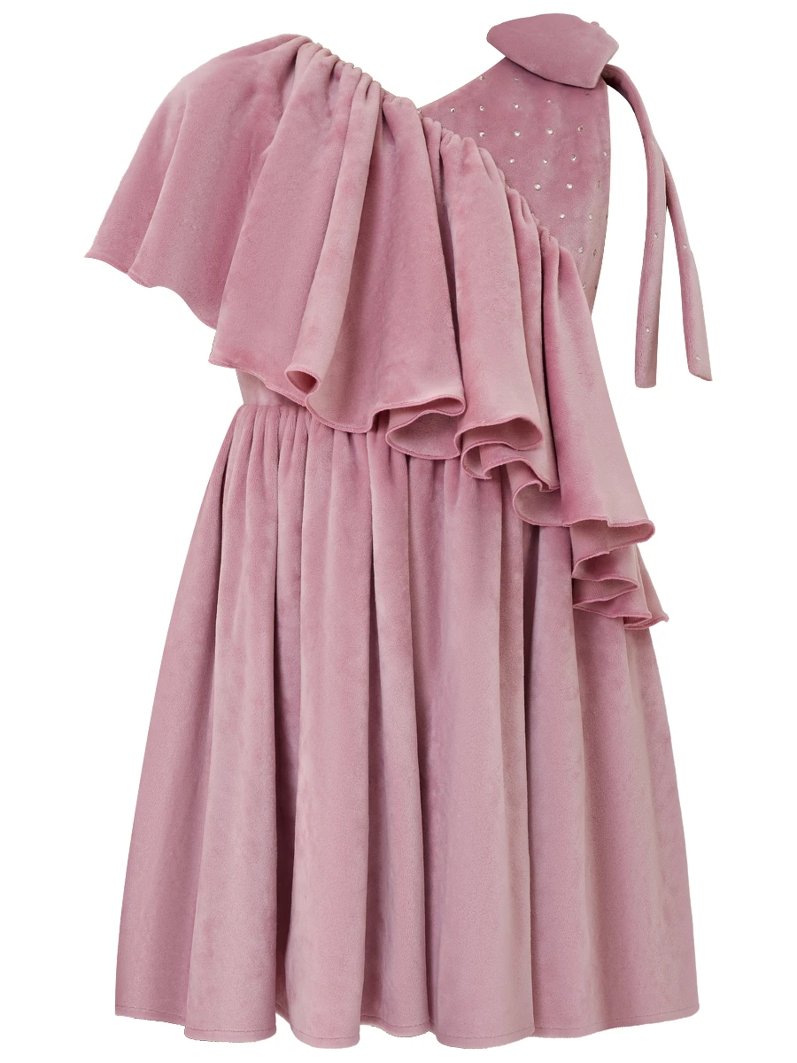 Платье велюровое