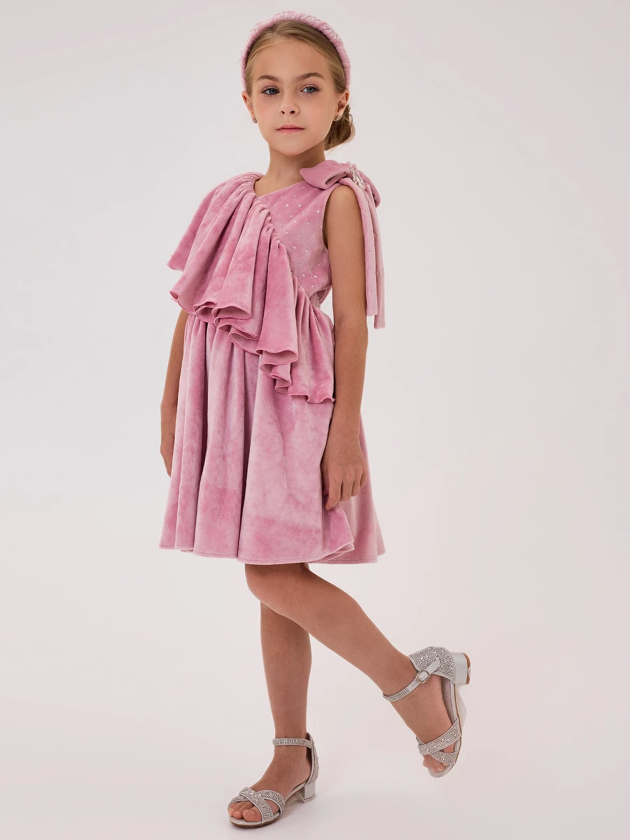 Платье велюровое