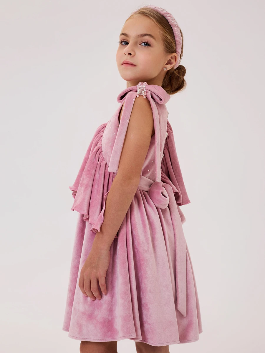 Платье велюровое