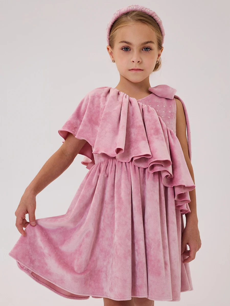 Платье велюровое