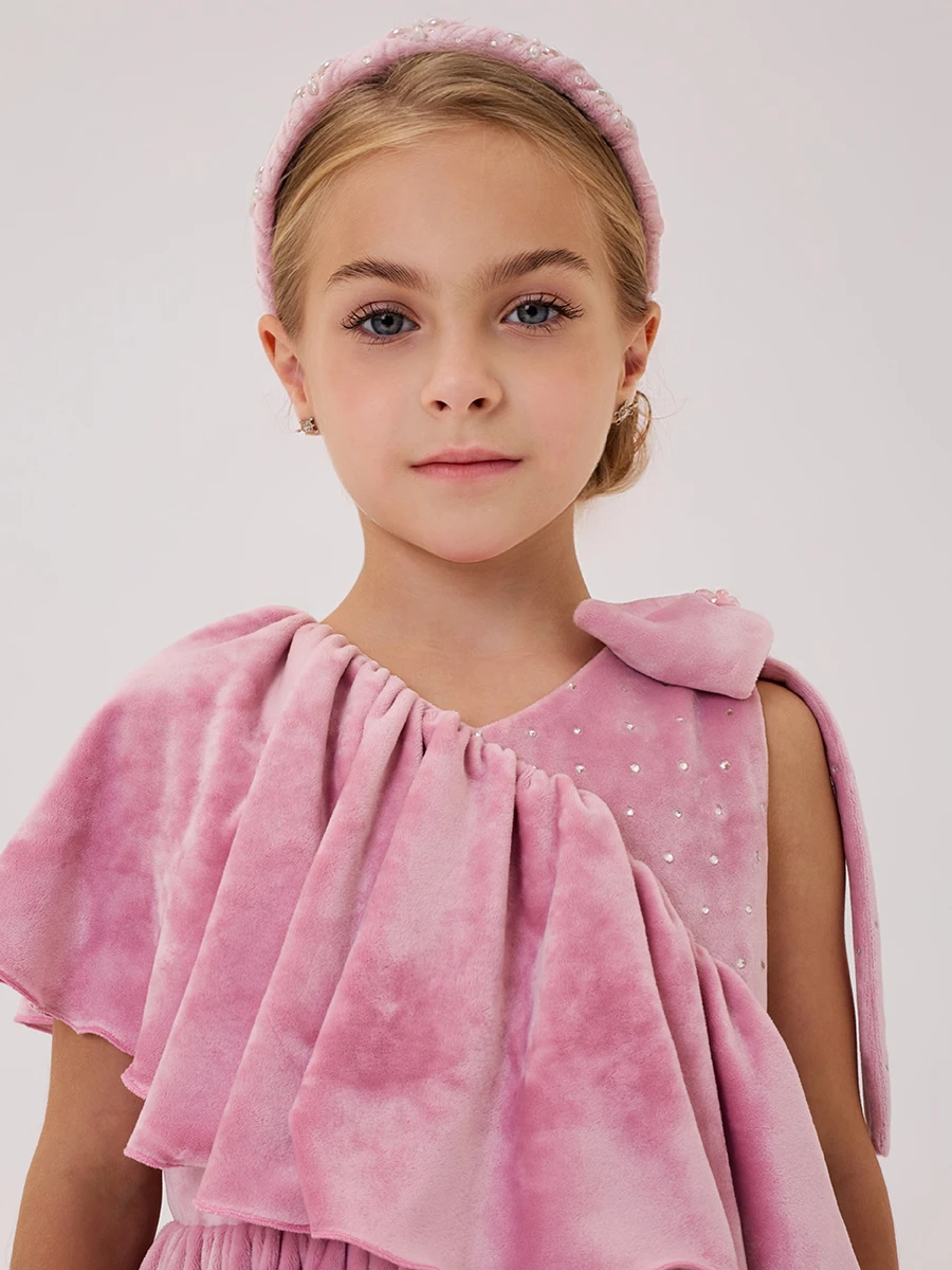 Платье велюровое