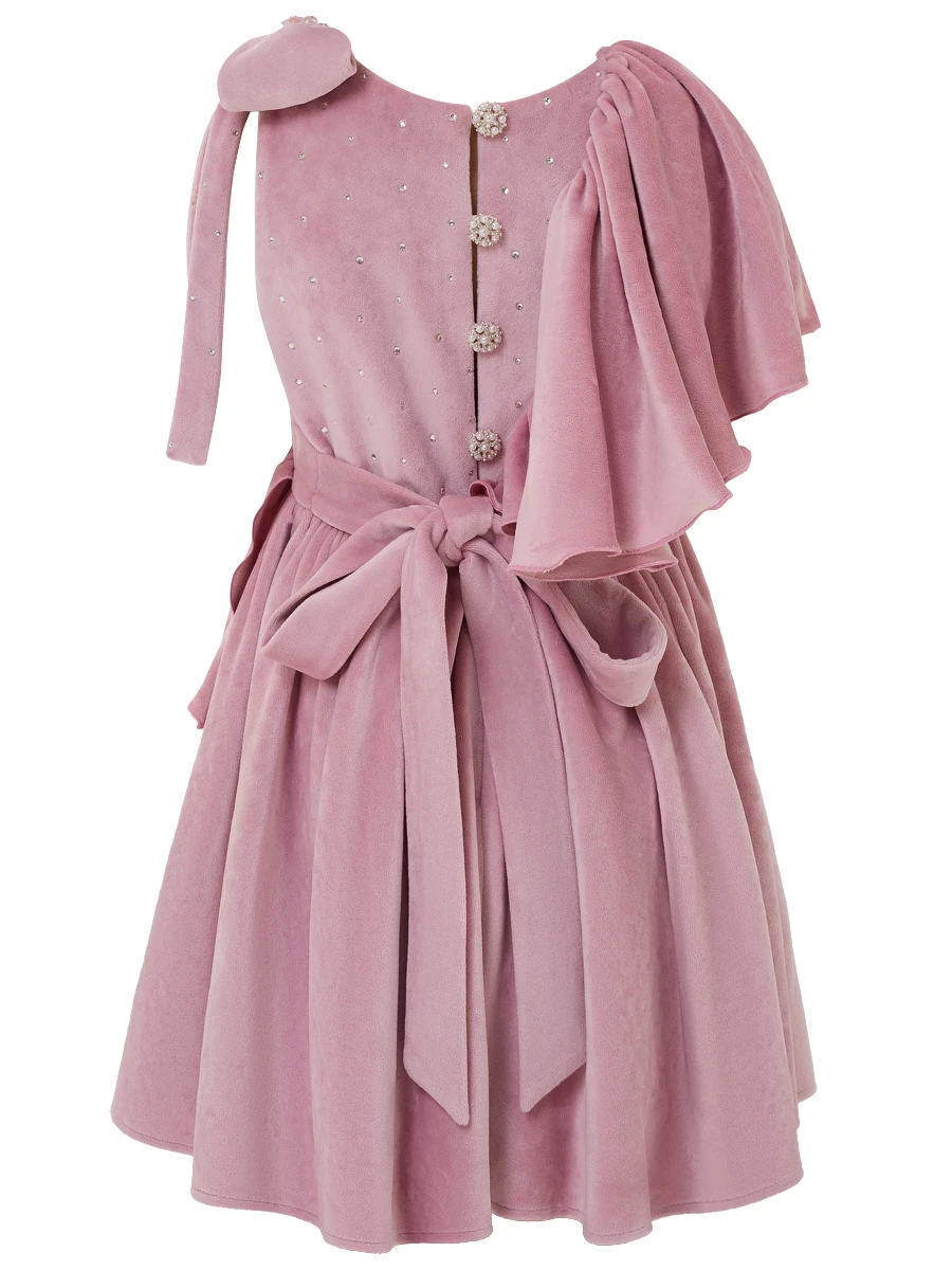 Платье велюровое