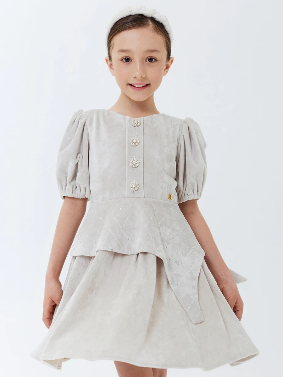 Платье велюровое