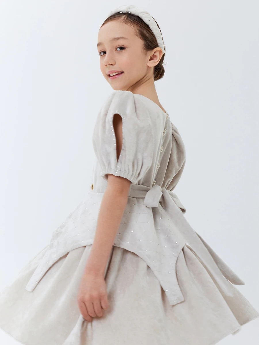 Платье велюровое