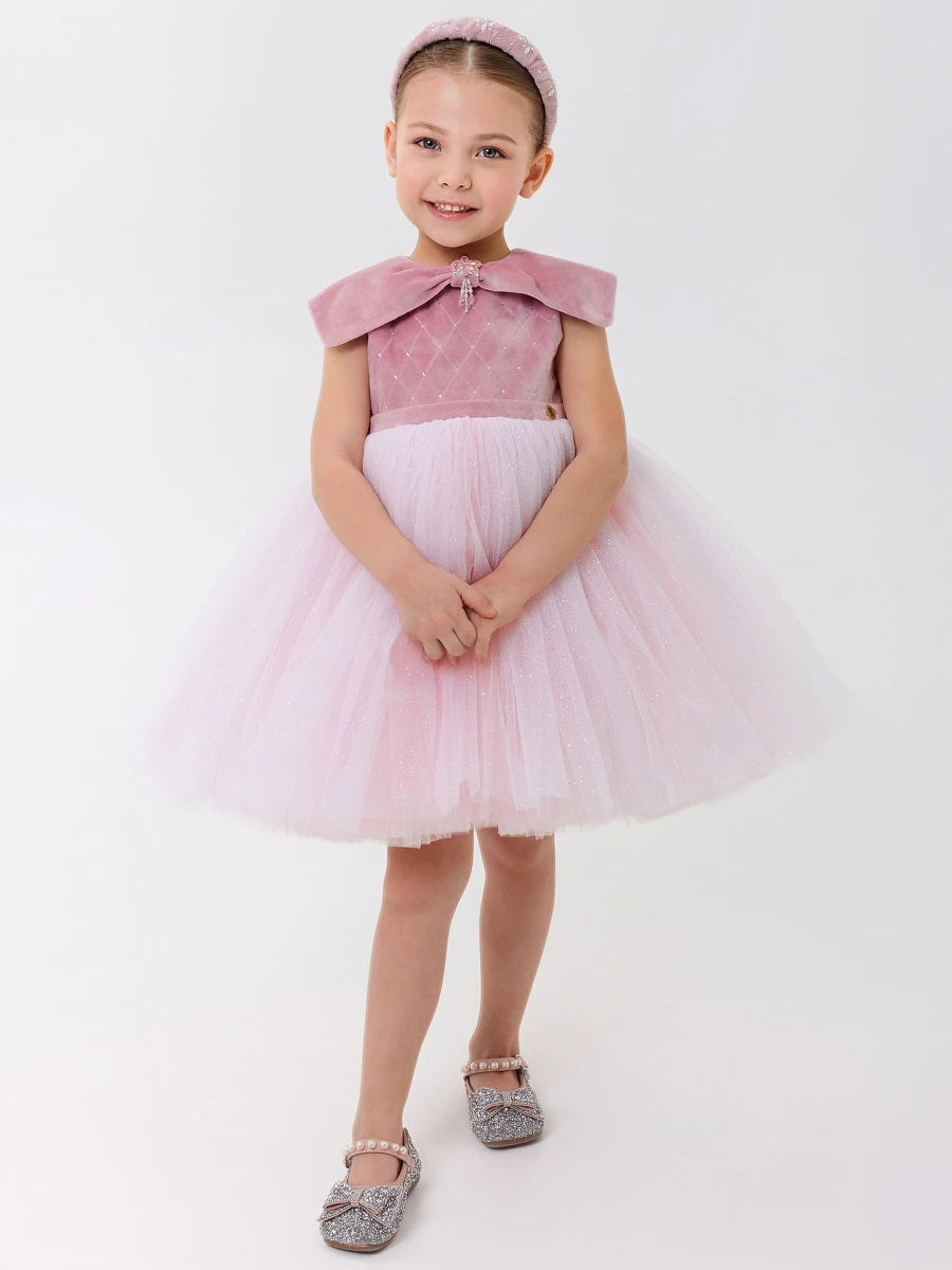 Платье комбинированное