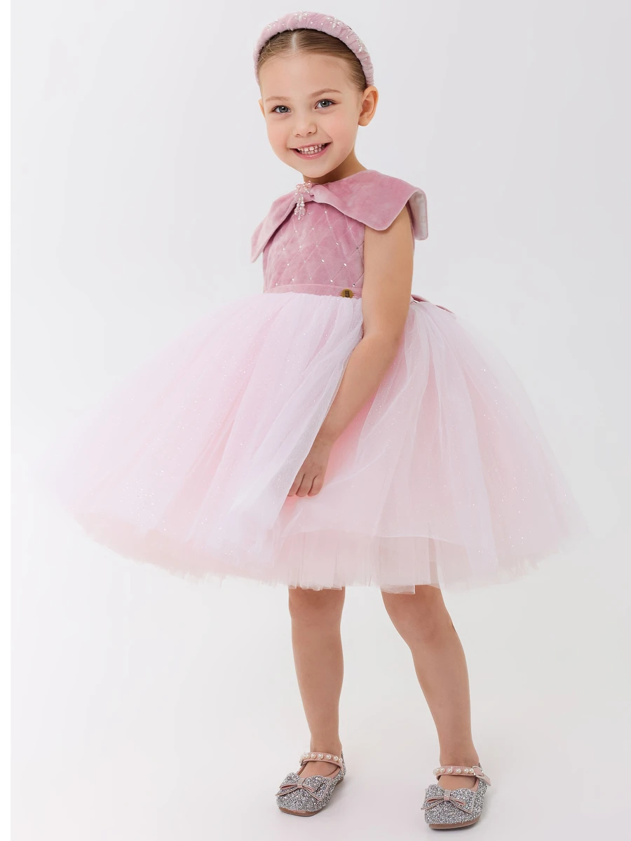 Платье комбинированное