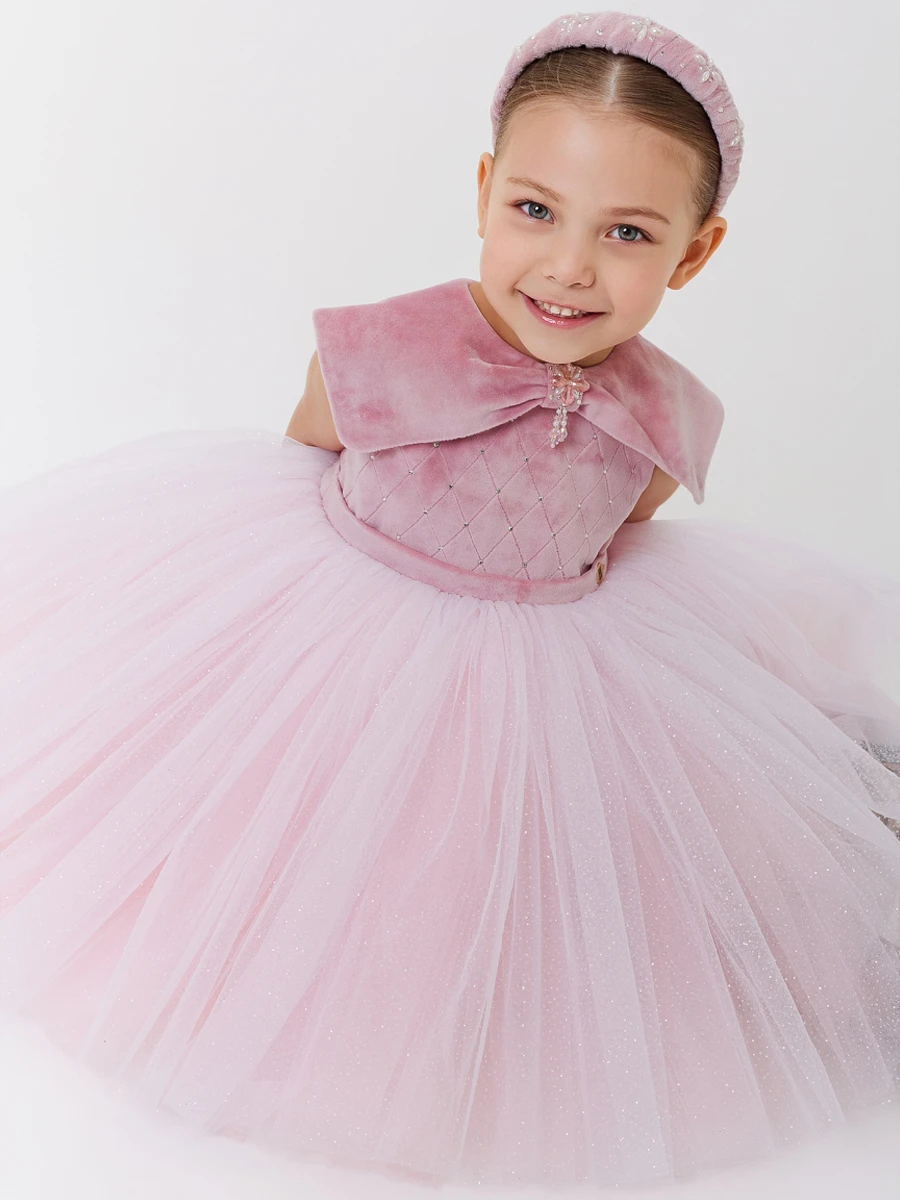 Платье комбинированное