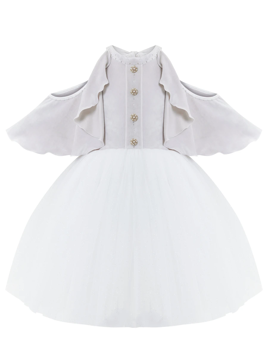 Платье комбинированное