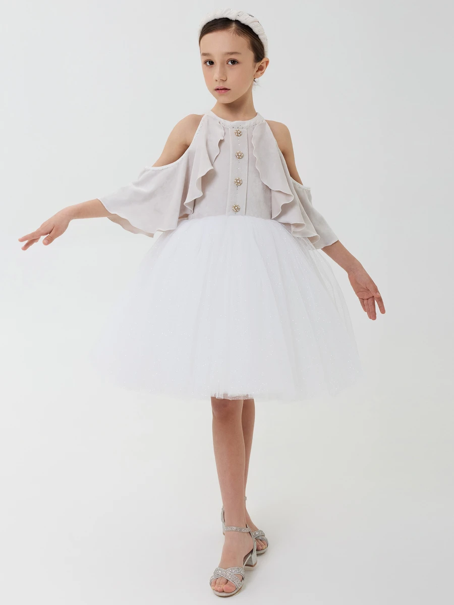 Платье комбинированное