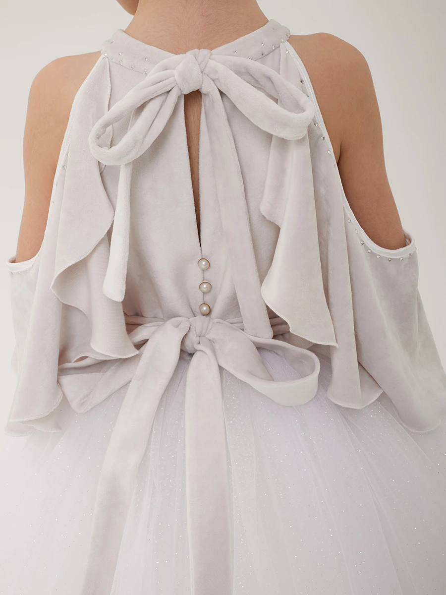 Платье комбинированное