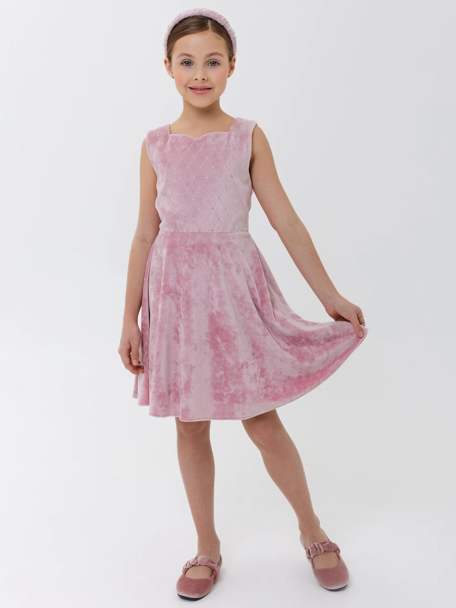 Платье велюровое