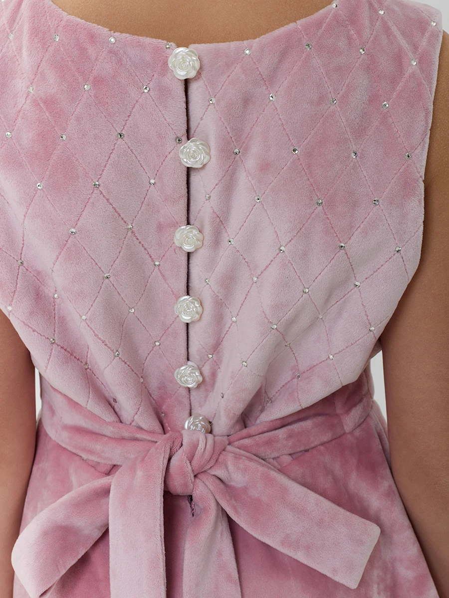 Платье велюровое