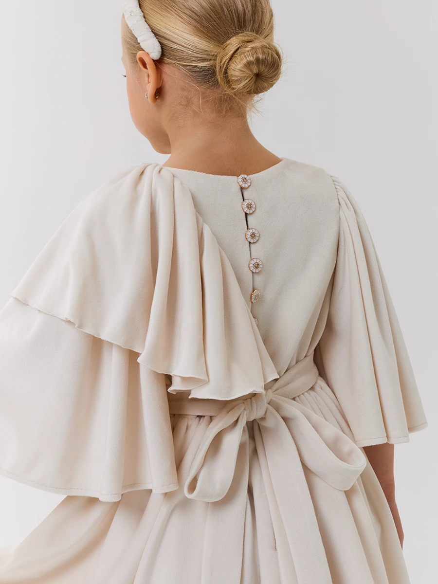 Платье велюровое