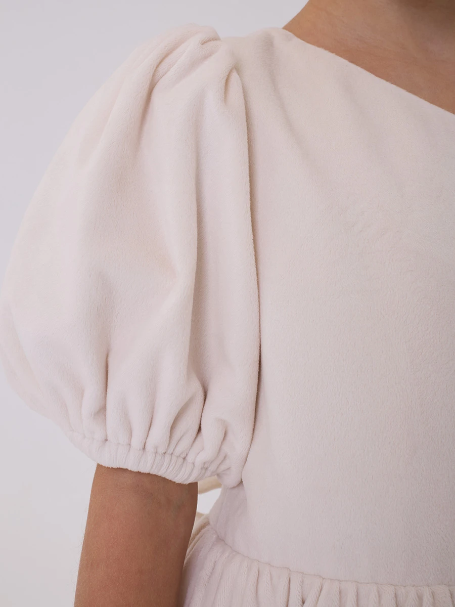 Платье велюровое