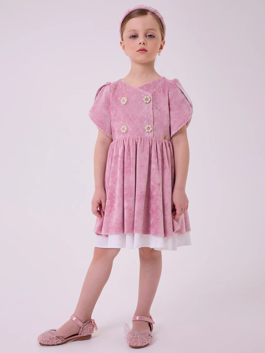 Платье велюровое