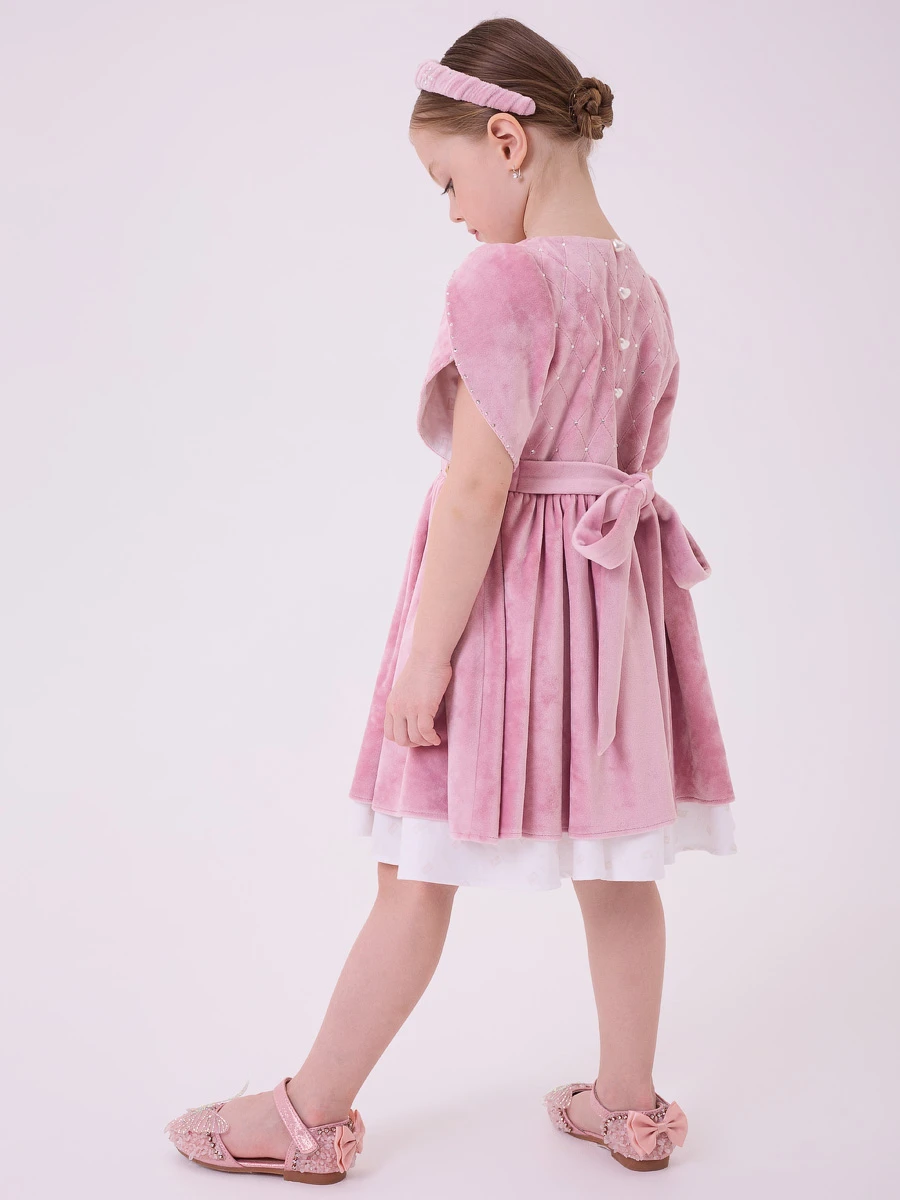 Платье велюровое